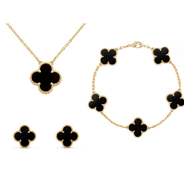 Four-Petal Clover Jewelry Set