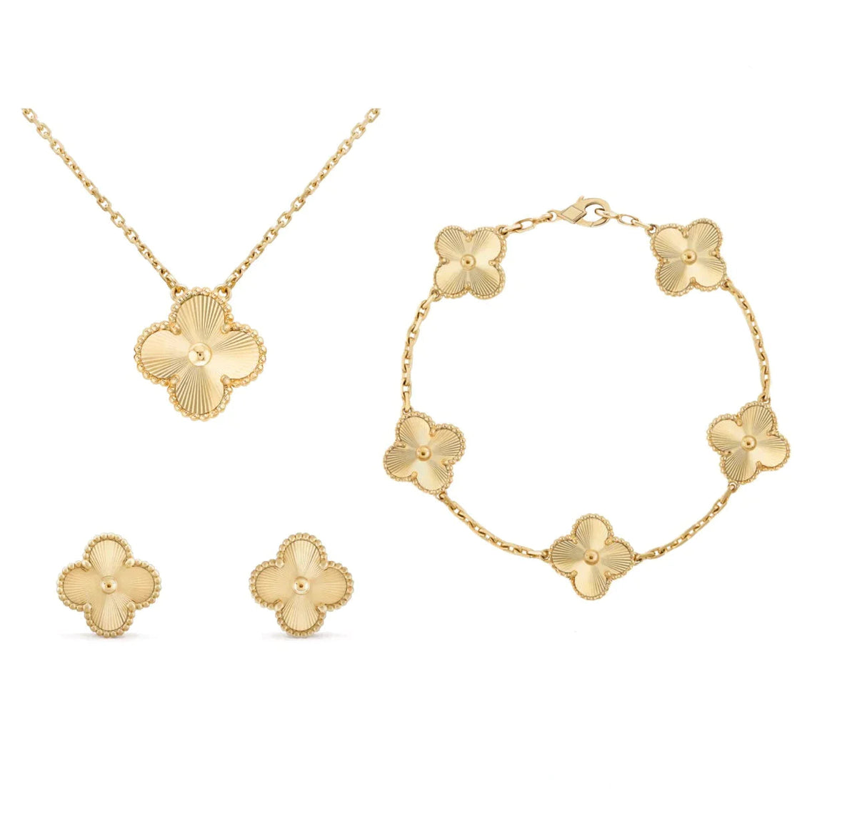 Four-Petal Clover Jewelry Set