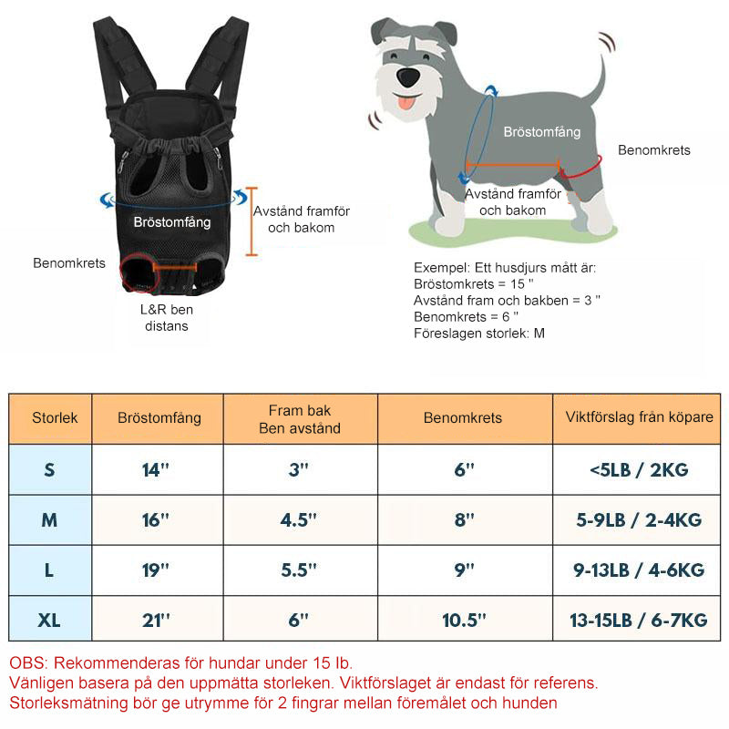 Front Pet Carrier Backpack