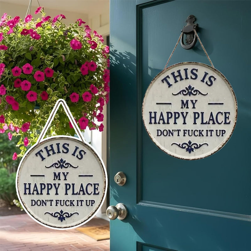 Funny Garden and Door Sign