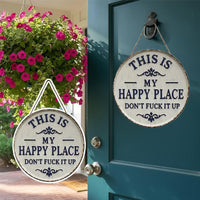 Funny Garden and Door Sign