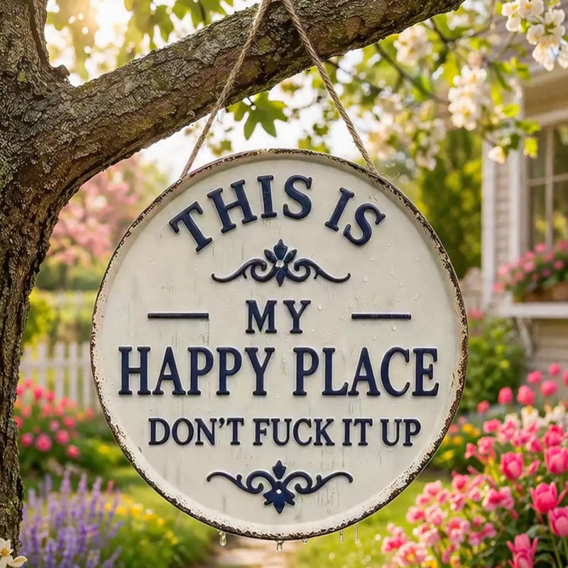 Funny Garden and Door Sign