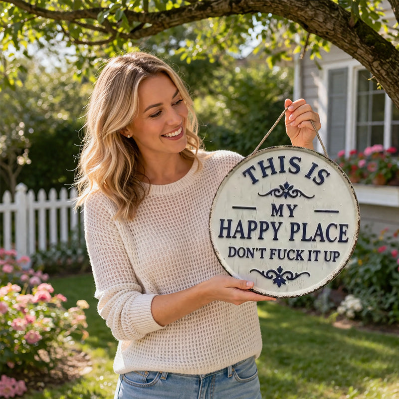 Funny Garden and Door Sign