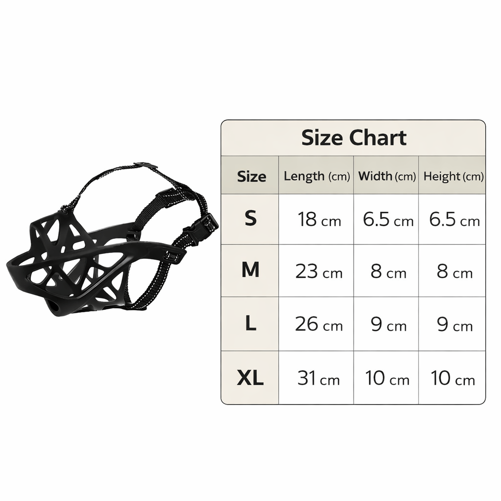 Gentle Dog Muzzle for Everyday Safety