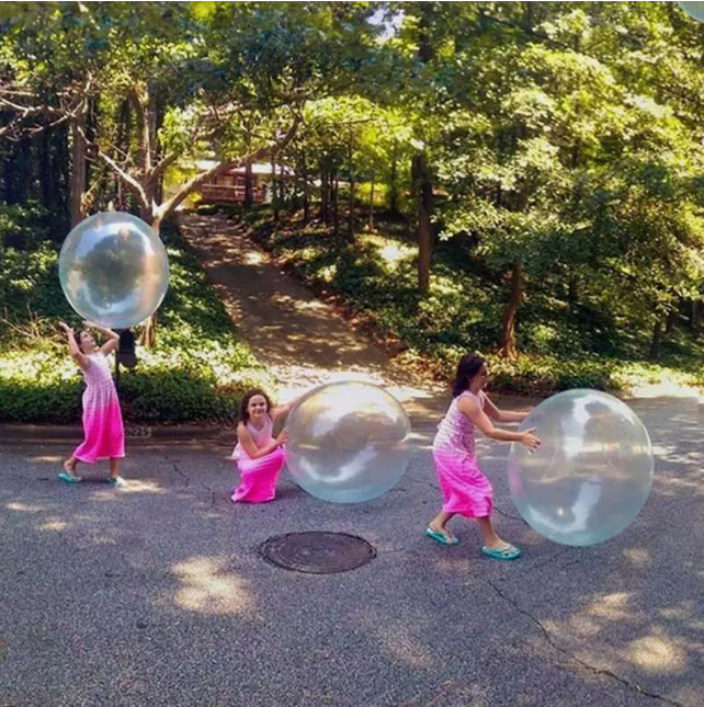 Giant Bubble Ball for Outdoor Fun - Durable and Flexible