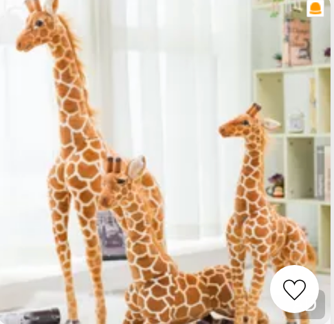 Giant Giraffe Plush Toy for Kids - Stuffed Animal