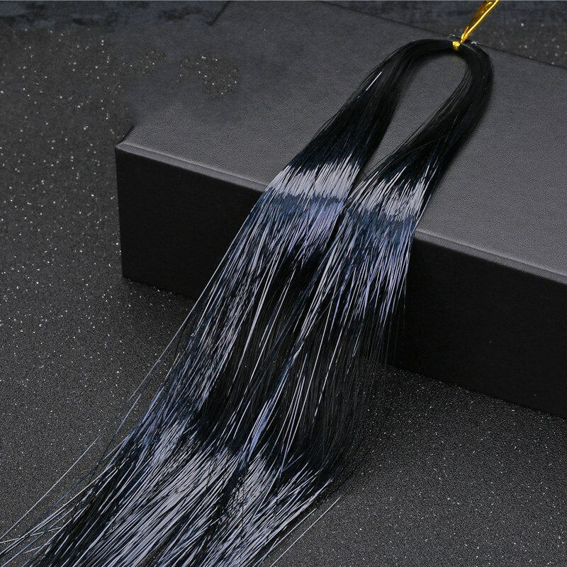 Glitter Tinsel Hair Extensions for Effortless Style