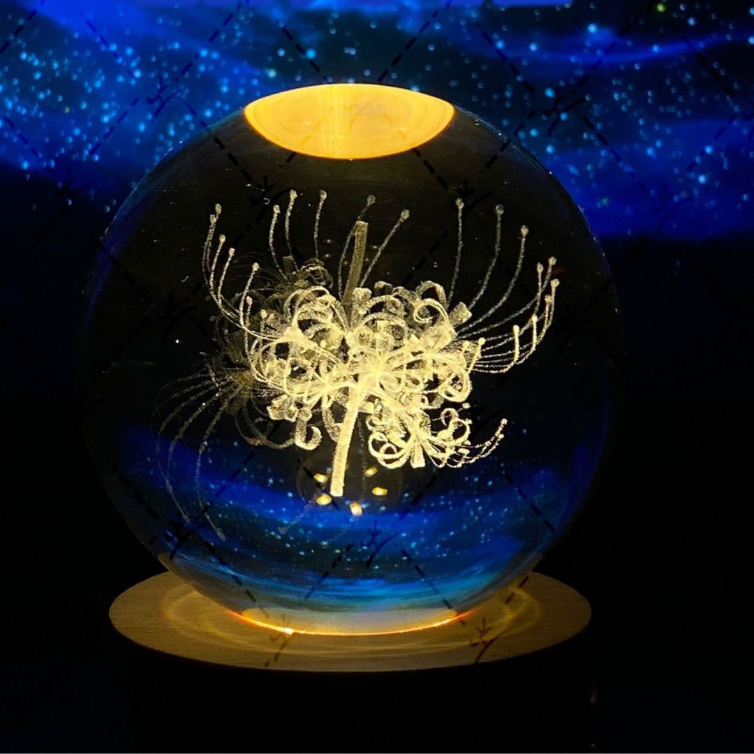 Glowing Moon Crystal Ball