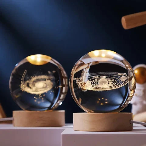 Glowing Moon Crystal Ball