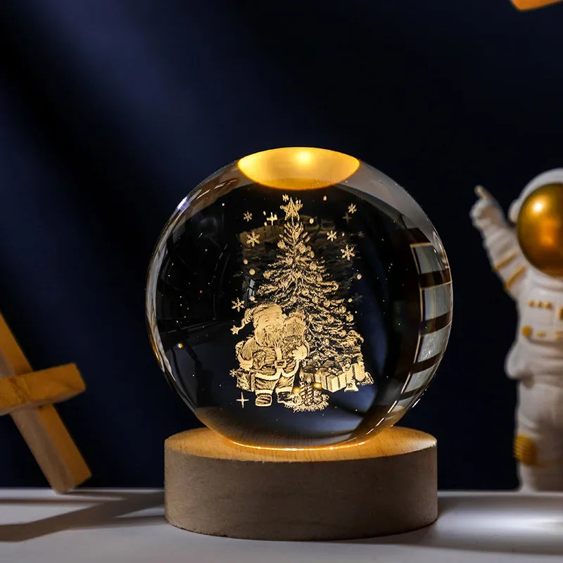 Glowing Moon Crystal Ball