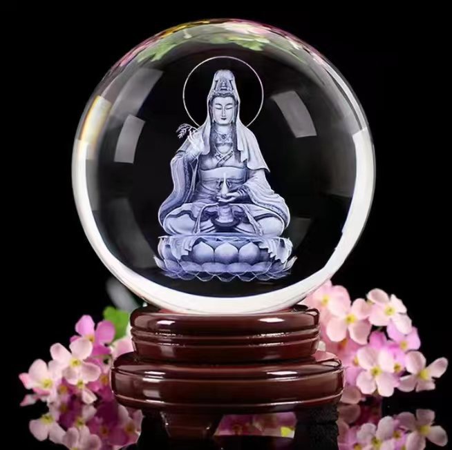 Glowing Moon Crystal Ball