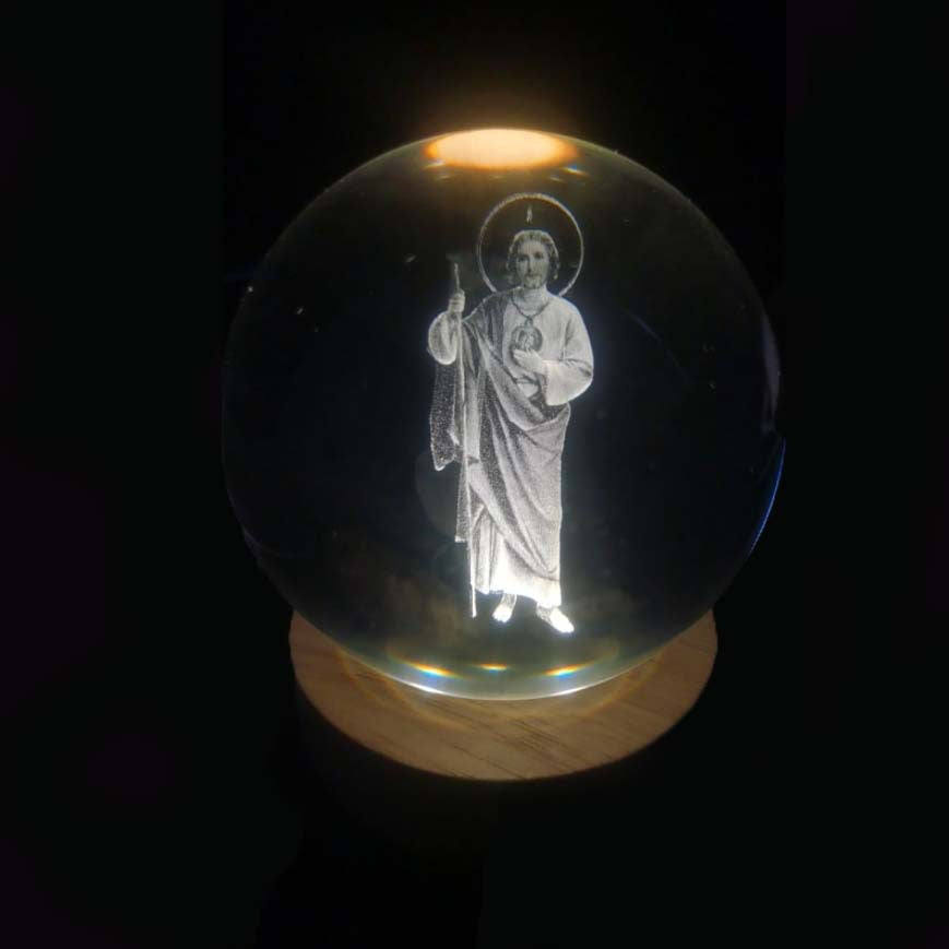 Glowing Moon Crystal Ball