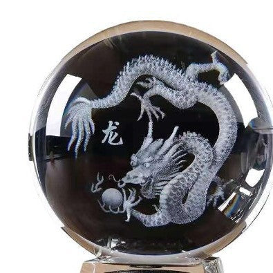 Glowing Moon Crystal Ball