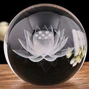 Glowing Moon Crystal Ball