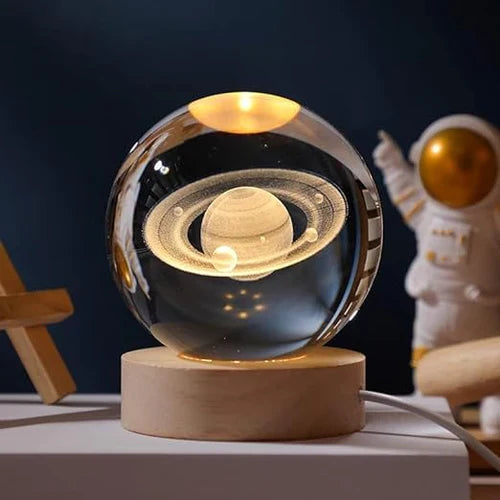Glowing Moon Crystal Ball