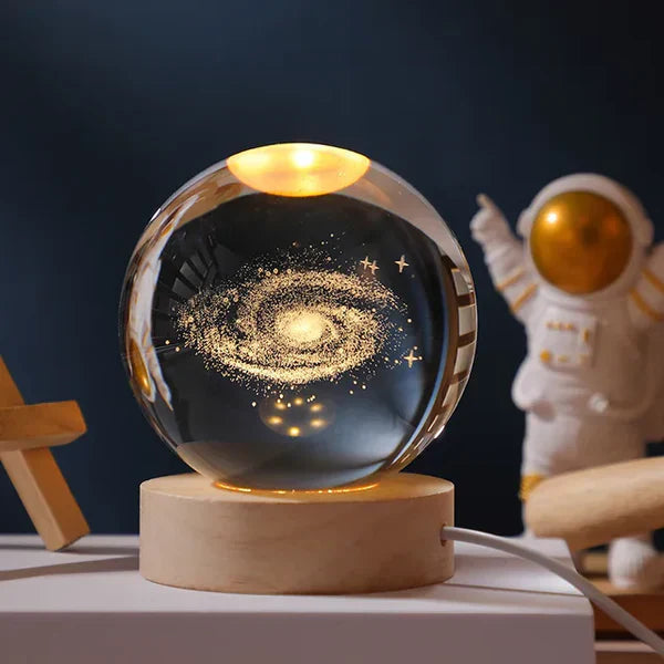 Glowing Moon Crystal Ball