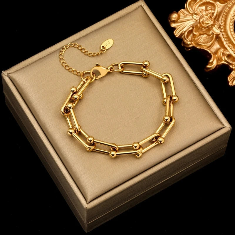 Gold Chain Jewelry Set