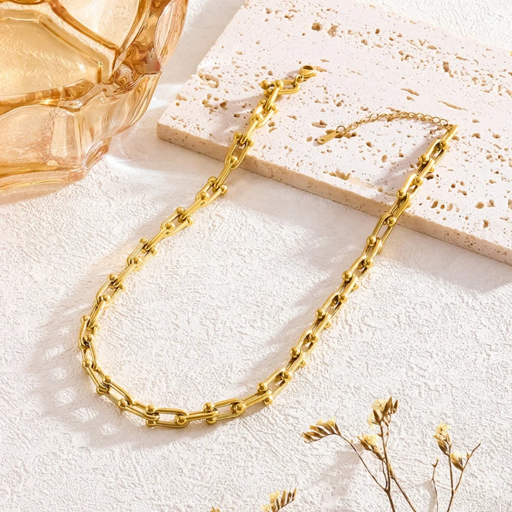 Gold Chain Jewelry Set