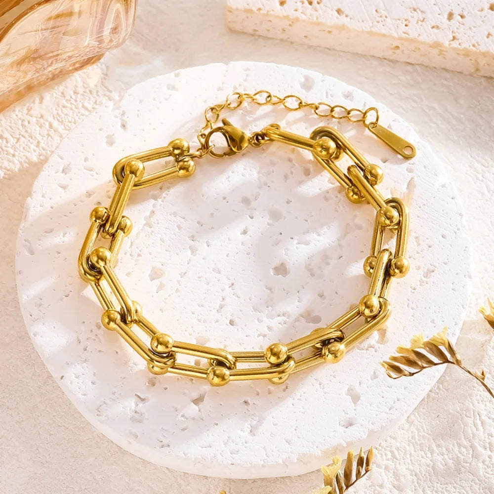 Gold Chain Jewelry Set