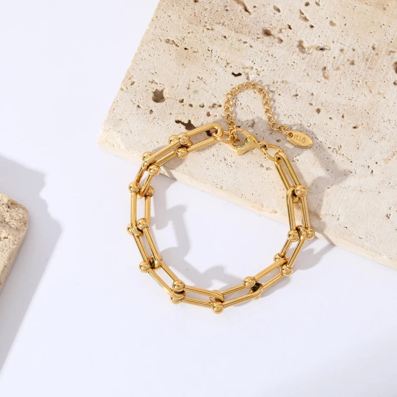 Gold Chain Jewelry Set