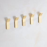 Gold Wall Hooks – Brass Coat Hooks for Hallway and Bedroom