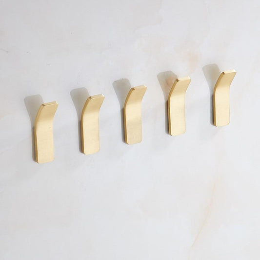 Gold Wall Hooks – Brass Coat Hooks for Hallway and Bedroom