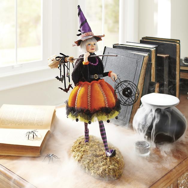 Halloween Figurine | Handmade Witch Decoration | Resin