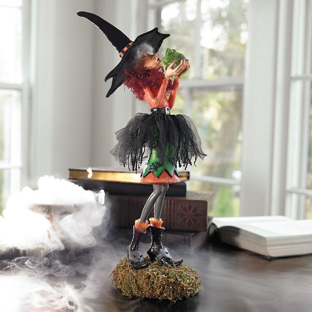 Halloween Figurine | Handmade Witch Decoration | Resin