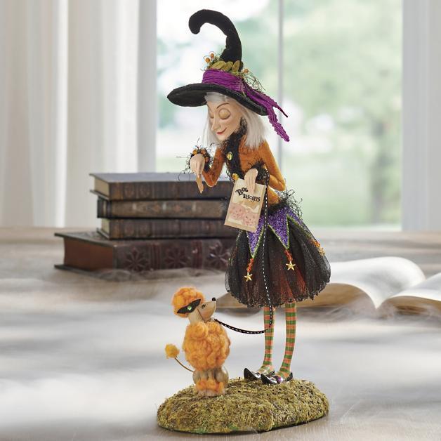 Halloween Figurine | Handmade Witch Decoration | Resin