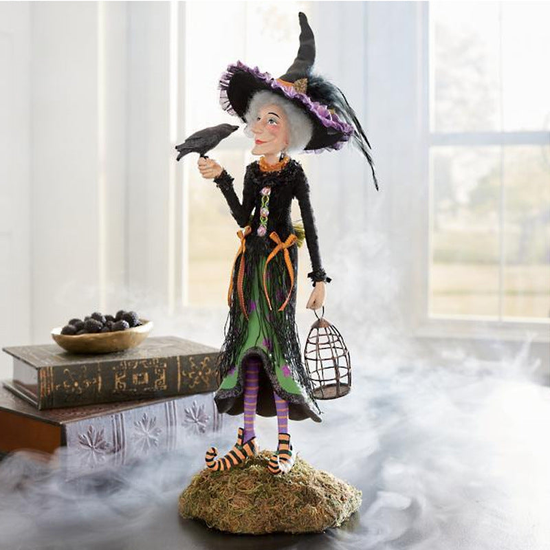 Halloween Figurine | Handmade Witch Decoration | Resin
