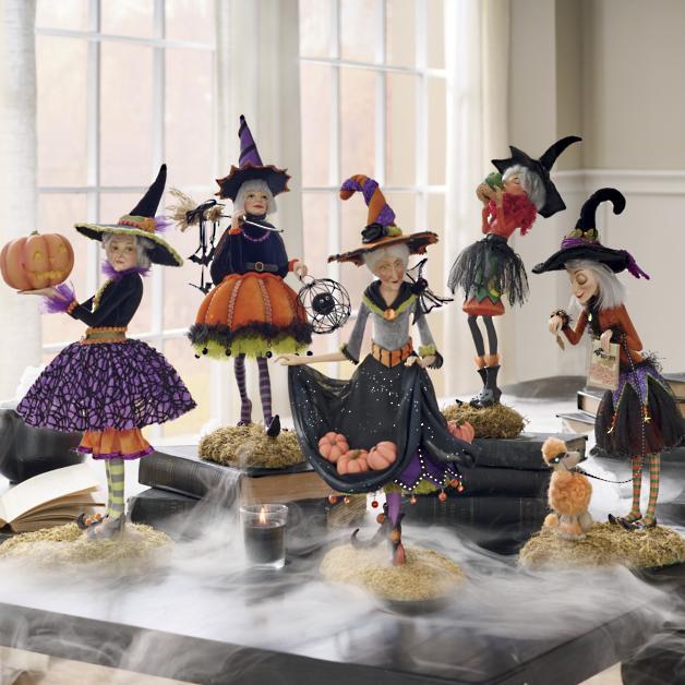Halloween Figurine | Handmade Witch Decoration | Resin