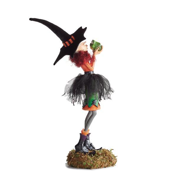 Halloween Figurine | Handmade Witch Decoration | Resin