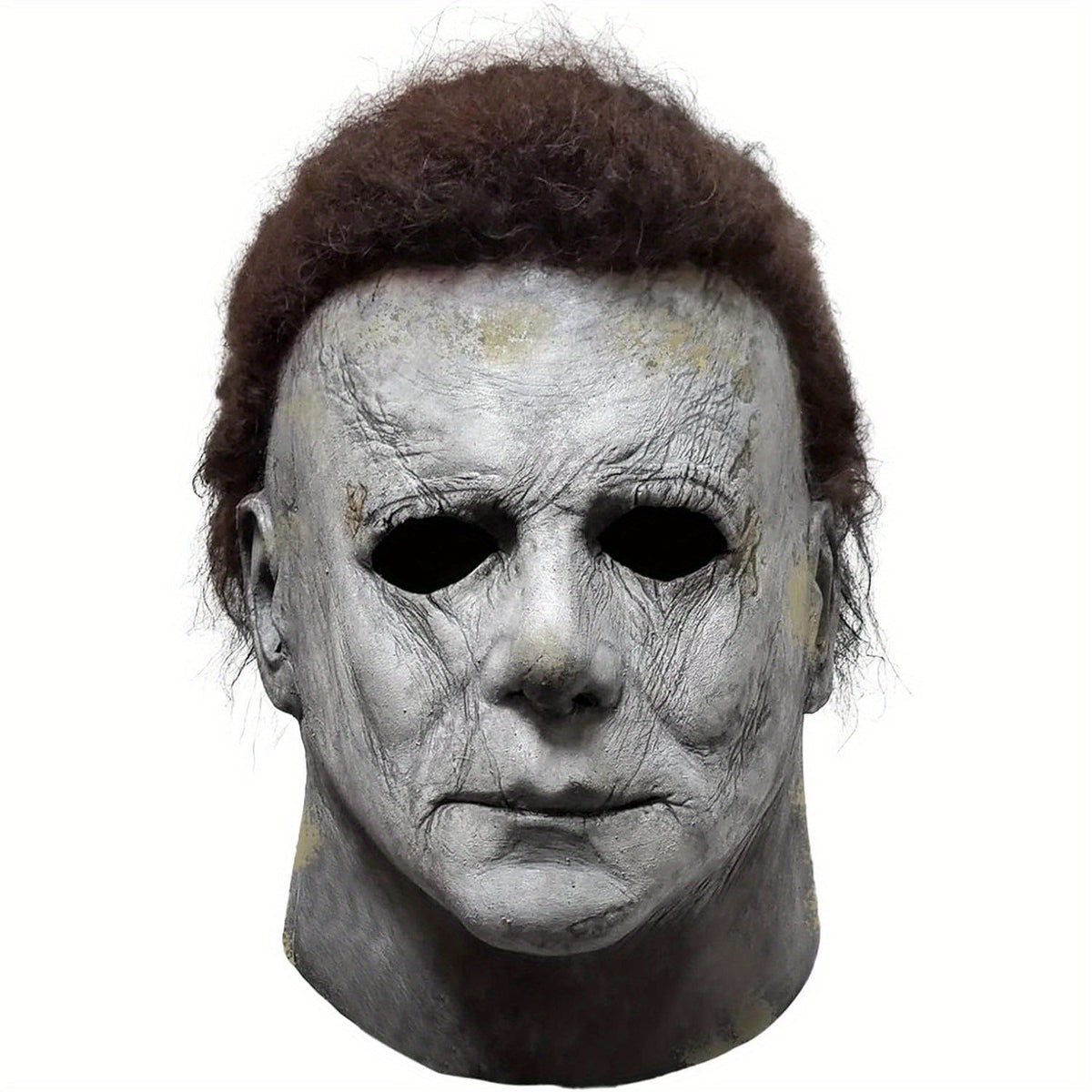 Halloween Horror Mask with Knife Set - Realistic Costume for Adults