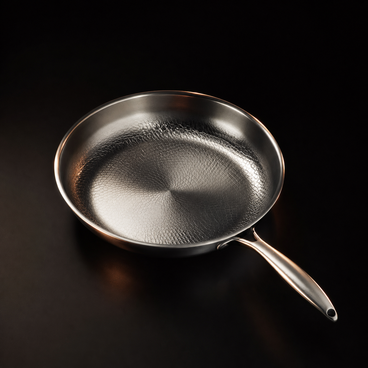 Hammered Titanium Pan