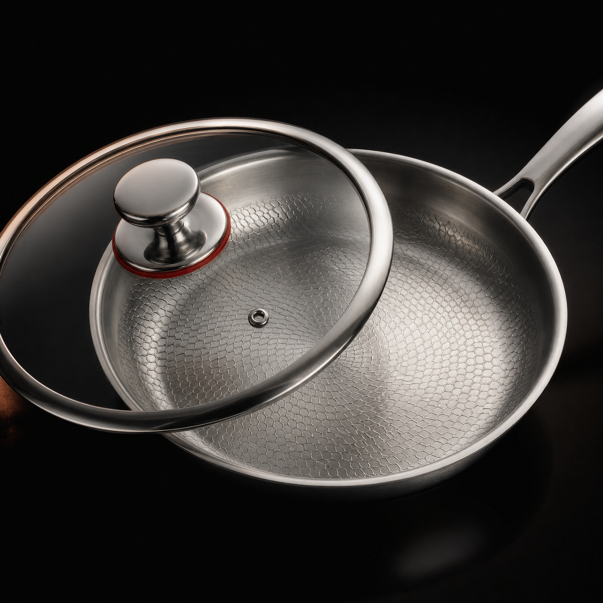 Hammered Titanium Pan