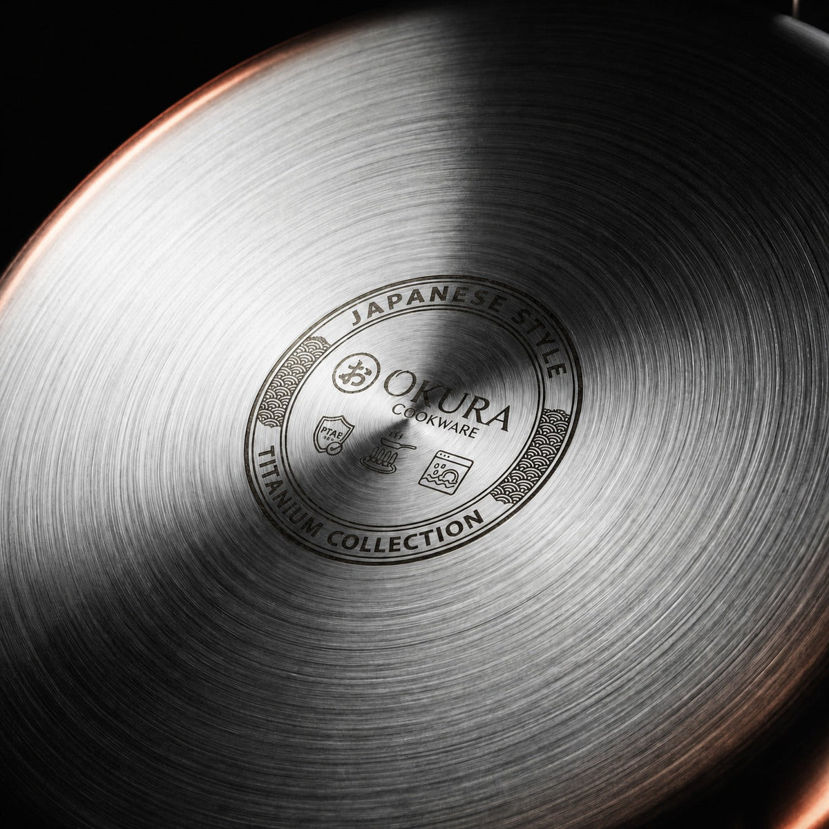 Hammered Titanium Pan