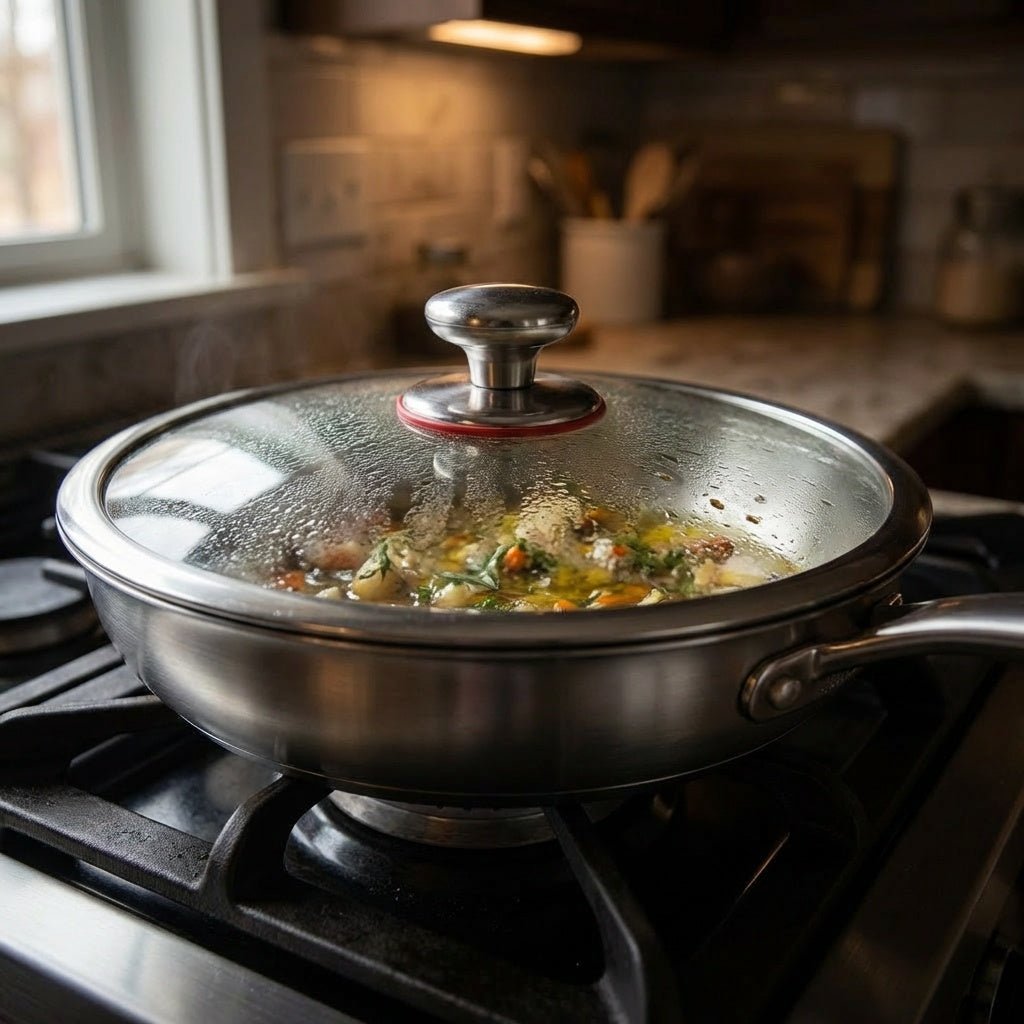 Hammered Titanium Pan
