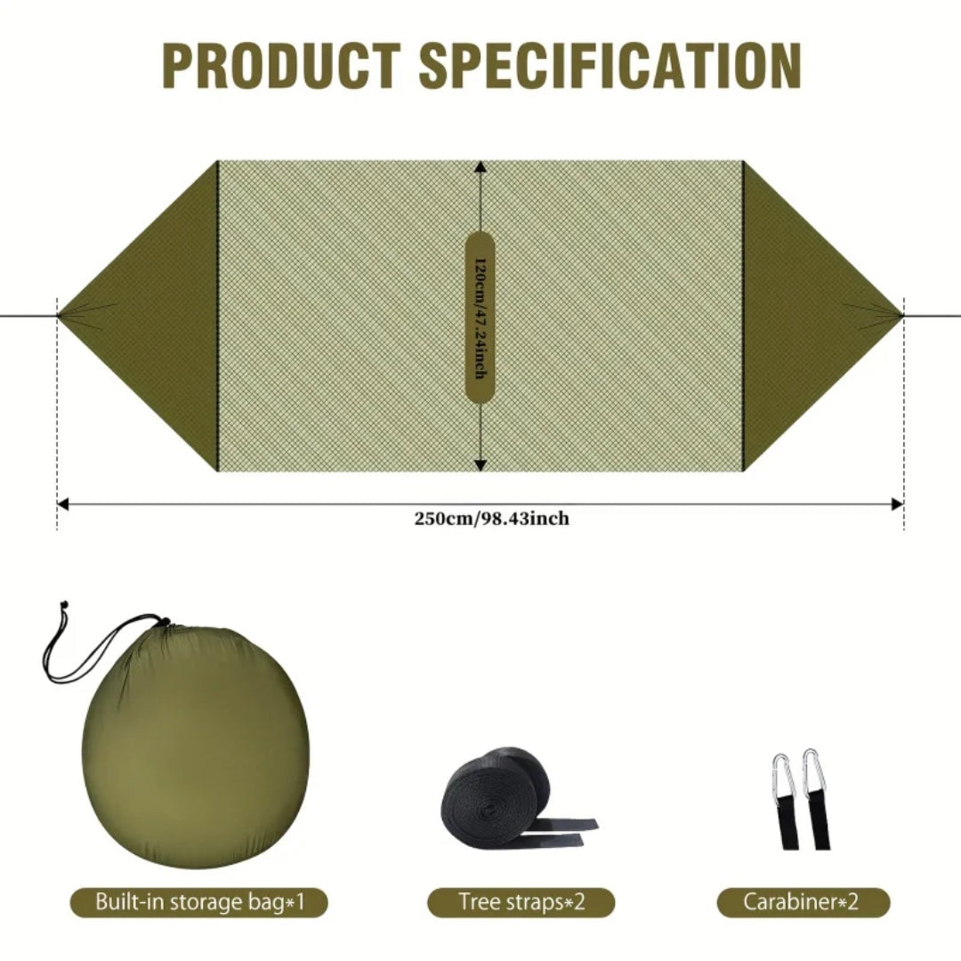 Hammock - Compact Outdoor Hammock With Insect Net