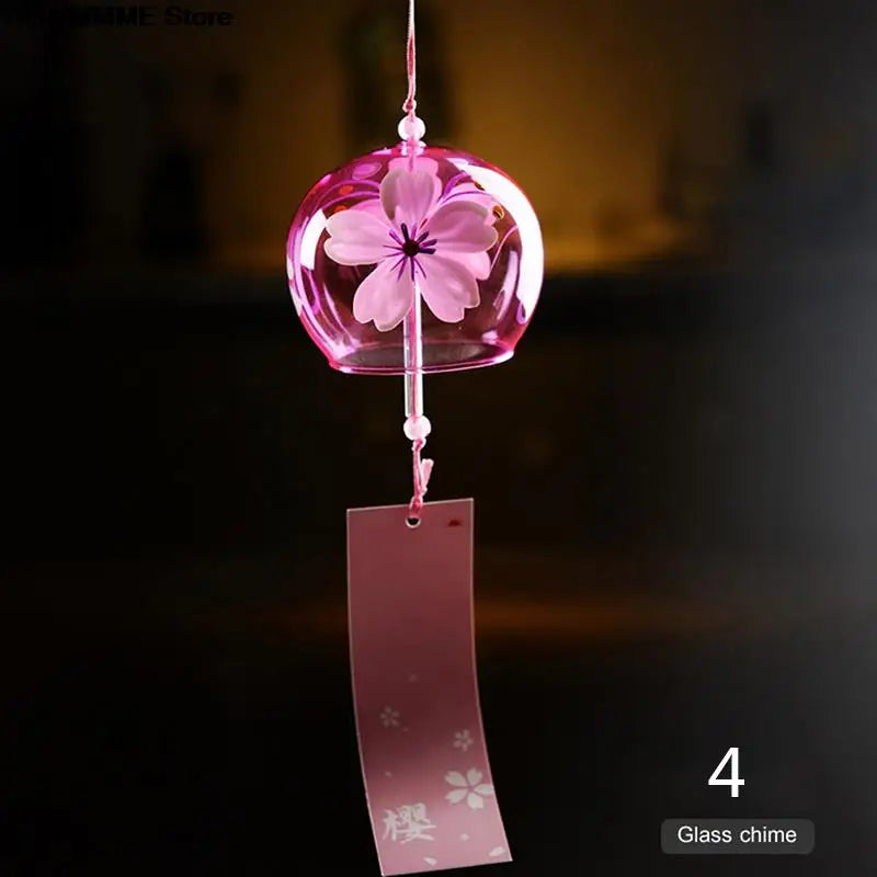 Hanabira Wind Chime | Japanese Style | Clear Tone & Decorative Pendant | Handmade