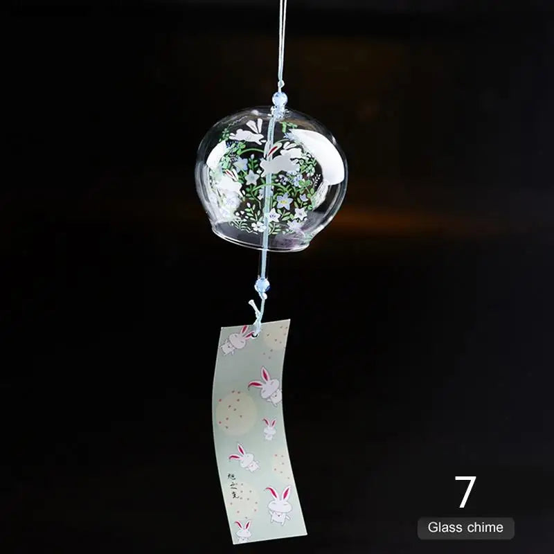 Hanabira Wind Chime | Japanese Style | Clear Tone & Decorative Pendant | Handmade