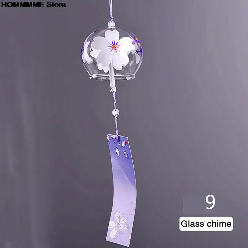 Hanabira Wind Chime | Japanese Style | Clear Tone & Decorative Pendant | Handmade