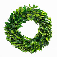 Hand-Tied Boxwood Wreaths for Timeless, Natural Home Decor
