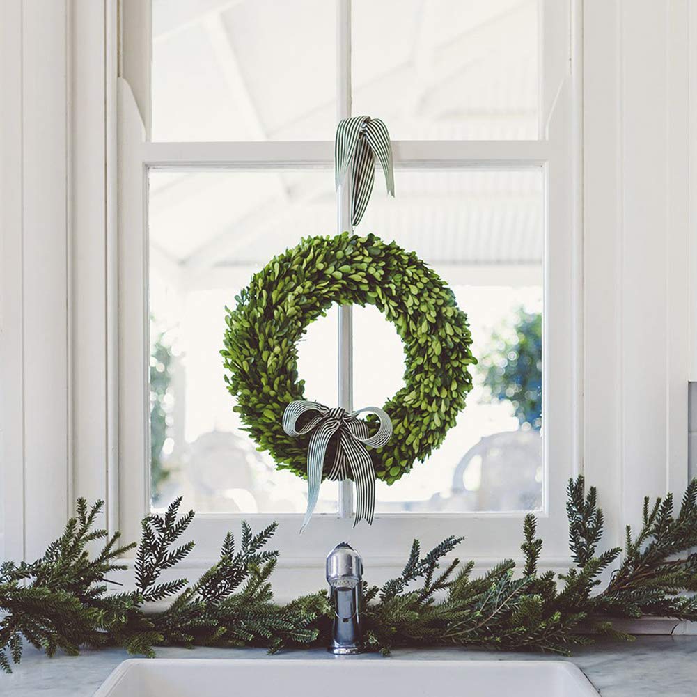 Hand-Tied Boxwood Wreaths for Timeless, Natural Home Decor