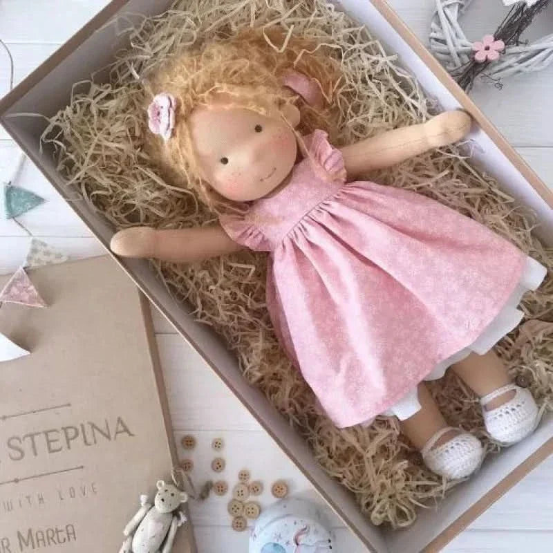 Handmade Cotton Plush Waldorf Doll Toy