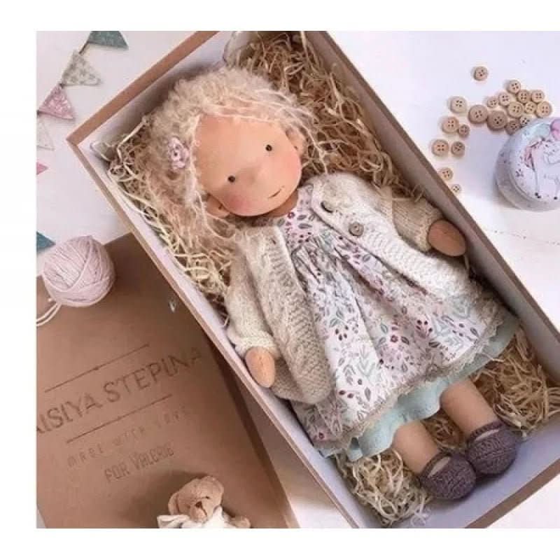 Handmade Cotton Waldorf Doll for Imaginative Play