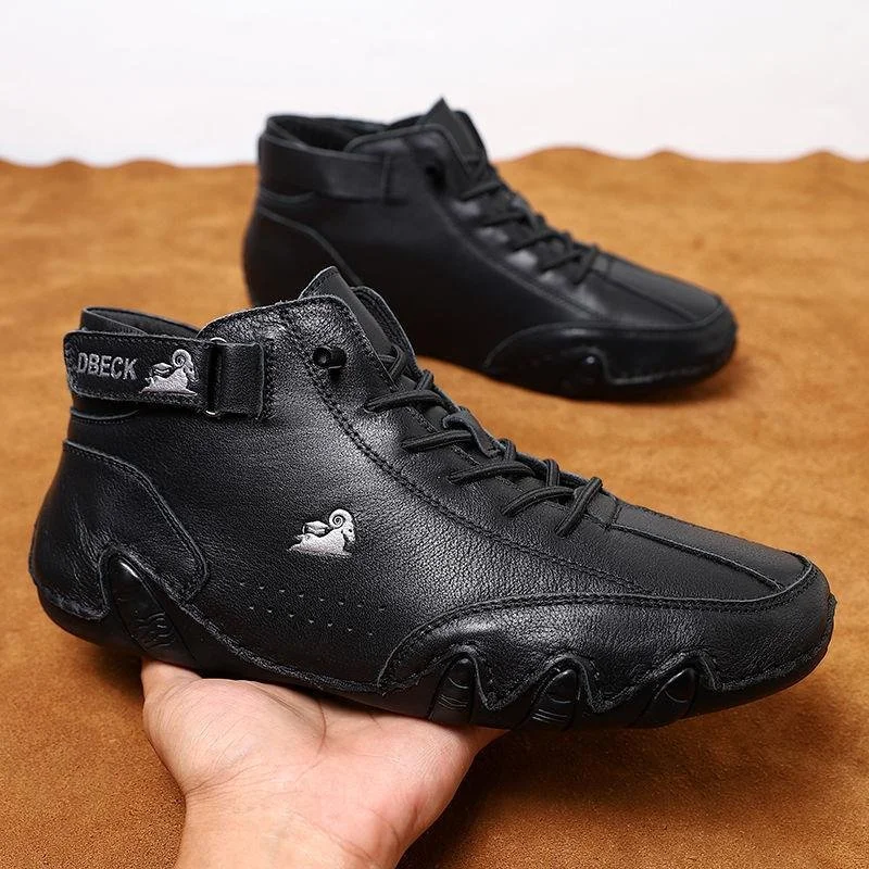 Handmade Italian High-Top Sneakers