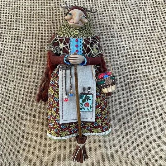 Handmade Kitchen Witch – Brings Luck and Protects Your Home