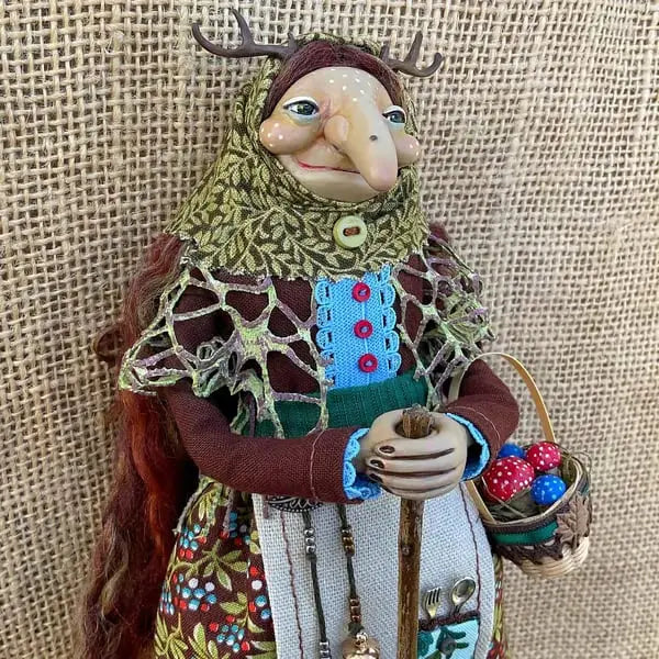 Handmade Kitchen Witch – Brings Luck and Protects Your Home