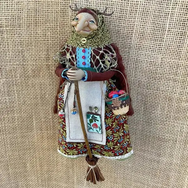Handmade Kitchen Witch – Brings Luck and Protects Your Home