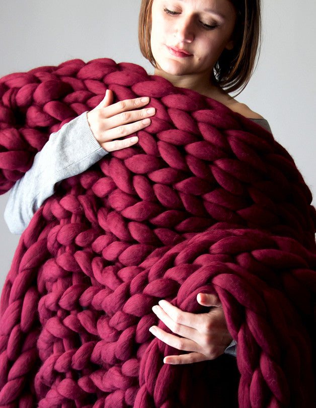 Handmade Knitted Blanket